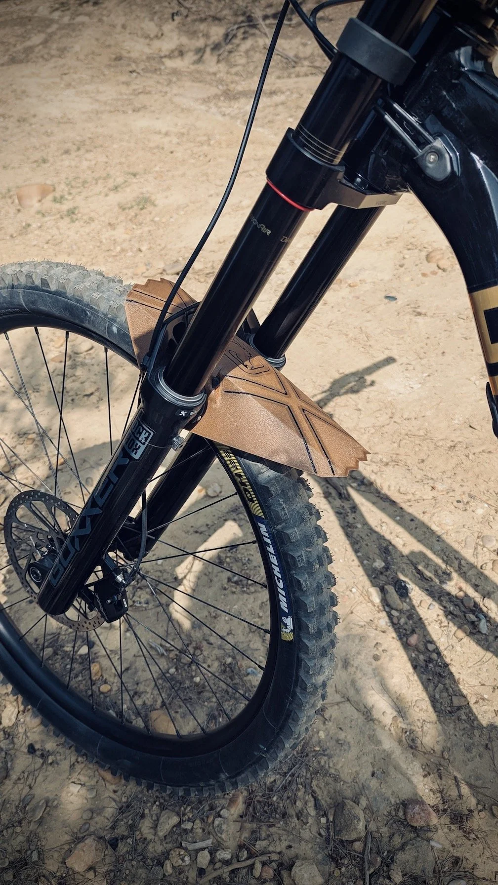 BOQSSER - Bolt On, Quick Swap Mudguard for the 2024 RockShox